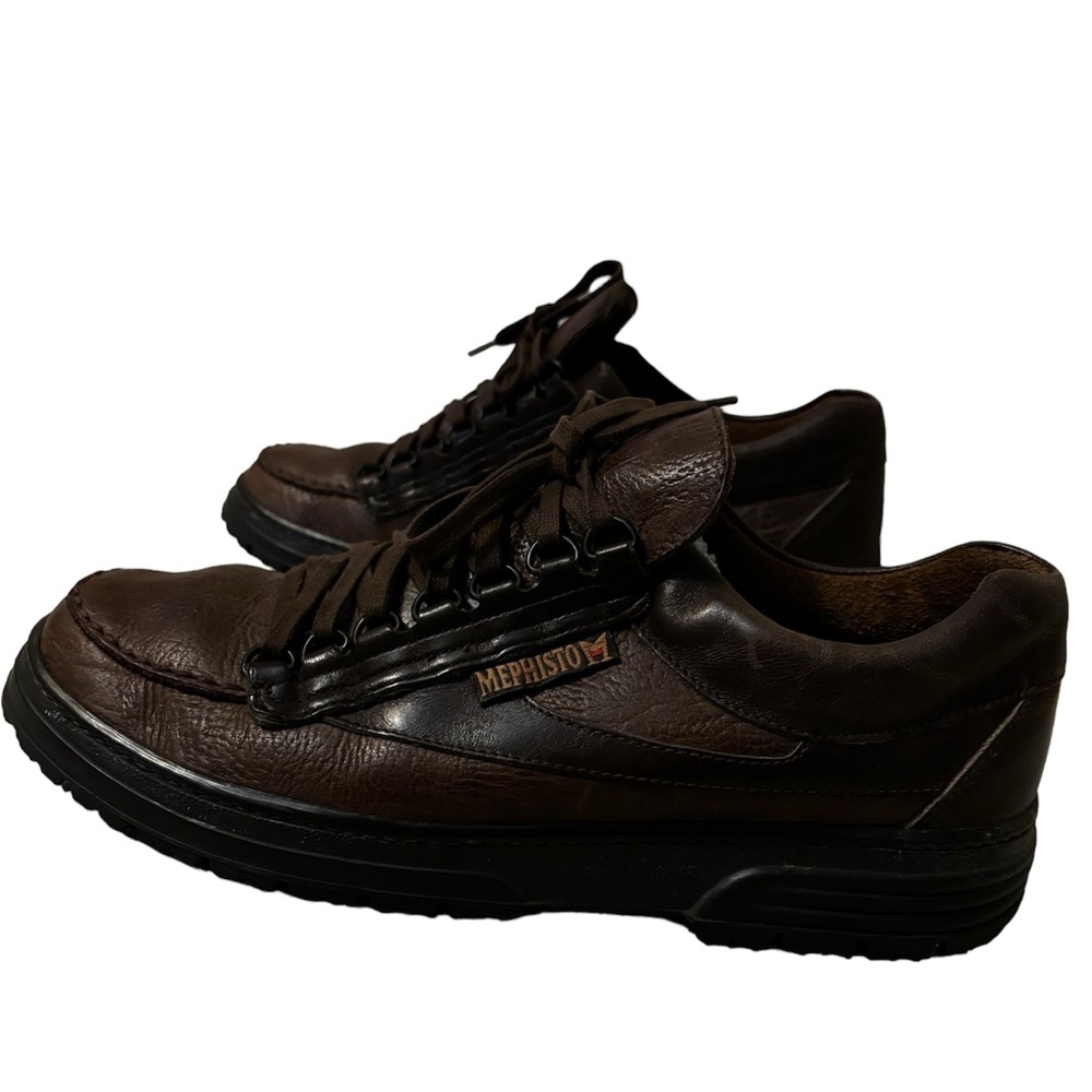 Mephisto men leather upper walking shoes. U.S Size 10 1/2.